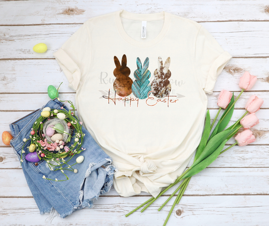 Western Happy Easter Bunnys