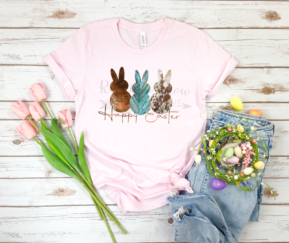 Western Happy Easter Bunnys