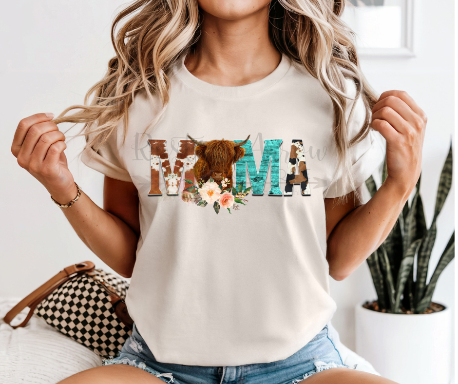 Western Mama with Cow