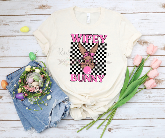 Checkered Wifey Bunny