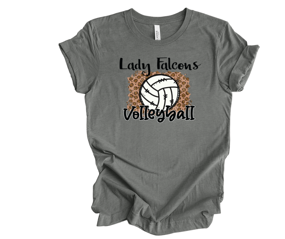 Lady Falcons Volleyball Leopard