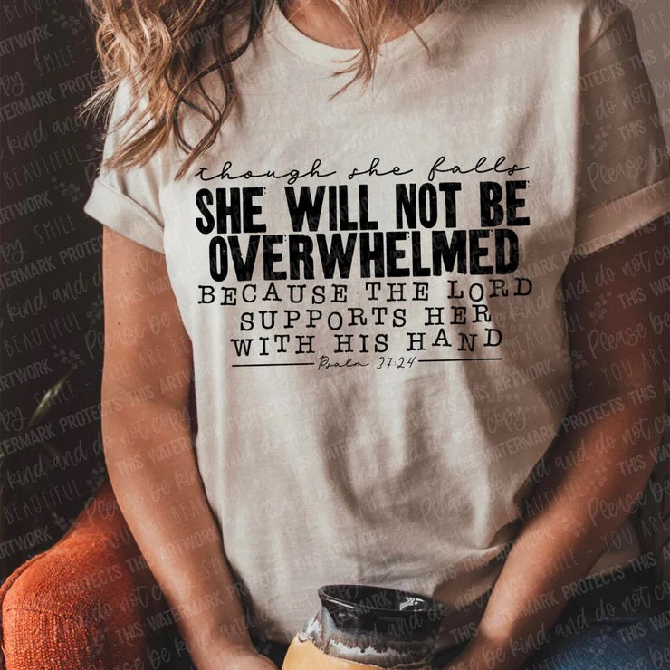 She Will Not Be Overwhelmed